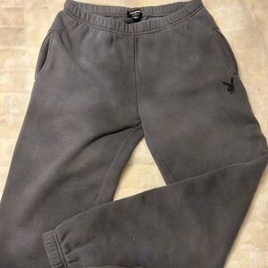 PLAYBOY Women’s Charcoal Grey Sweatpants